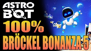 Astro Bot 100 Guide  Bröckel Bonanza 5  Alle Bots  Alle Puzzle  Crumble Rumble 5 [upl. by Nawaj]