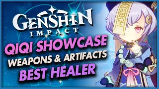 QiQi Guide amp Build Best Artifacts Weapon amp Overview  Genshin Impact [upl. by Steve]