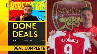 BREAKING FABRIZIO ROMANO CONFIRMS VIKTOR GYÖKERES TO ARSENAL – MASSIVE TRANSFER SHOCK [upl. by Anzovin]