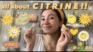 all about CITRINE   properties amp benefits [upl. by Ecadnac]