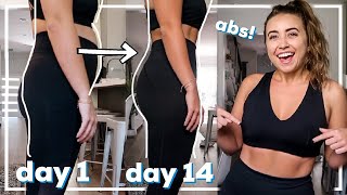 Abs in 2 weeks I tried Chloe Tings Ab Challenge amp it actually worked [upl. by Huang]