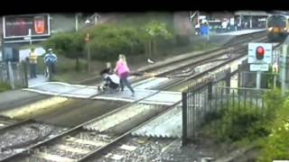 More moments of madness at UKs level crossings [upl. by Cralg]