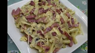 pate carbonara recette italienne super délicieux [upl. by Elodie41]