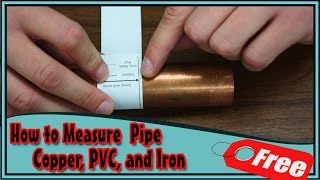 How to Measure Pipe Diameter Size Free Tool Download [upl. by Eniawd]