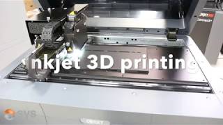 UV Inkjet technology  3D printing at EUROFINISHMATERIALS2019 [upl. by Asena]