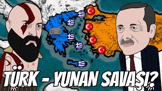 TÜRKİYE ve YUNANİSTAN SAVAŞI [upl. by Melquist]