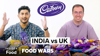 India vs UK Cadbury  Food Wars  Insider Food [upl. by Merrile810]