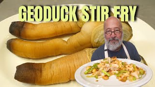 Easy Geoduck Clam Stir Fry [upl. by Perpetua120]