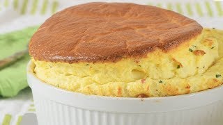 Cheese Soufflé Recipe Demonstration  Joyofbakingcom [upl. by Omik]