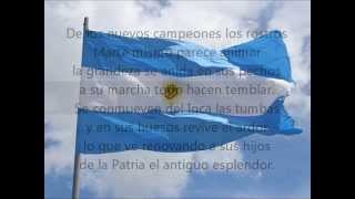 Himno Nacional Argentino Completo con Letra [upl. by Nova482]