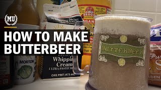 How to make butterbeer  Butterbeer from Harry Potter  DIY Universal Studios Butterbeer Recipe [upl. by Azmah]