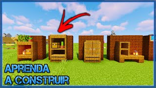 MÓVEIS NO MINECRAFT  DICAS DE DECORAÇÃO [upl. by Ecinom]