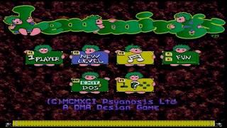 Lemmings DOS Full Game Walkthrough  Speedrun [upl. by Annitsirhc]