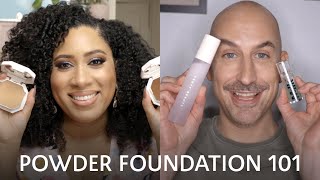 How to Apply Powder Foundation 101  Sephora [upl. by Aerdnaz43]