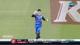 Melbourne Renegades v Adelaide Strikers BBL07 [upl. by Arramat973]