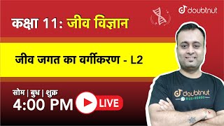 जीव जगत का वर्गीकरण Class 11 NCERT जीव विज्ञान  4 PM Class By Parth Sir  L2 Hindi Medium [upl. by Joan]