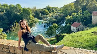 Cruise Vlog Day 3  Zadar Croatia  Excursion to Krka National Park [upl. by Bibah]