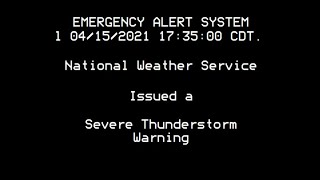 Severe Thunderstorm Warning in Austin TX [upl. by Nimad587]