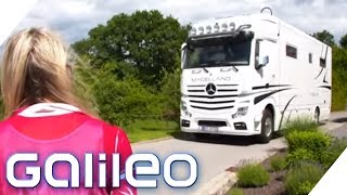 700000€ Dieser LKW ist ein XXL LuxusWohnmobil  Galileo  ProSieben [upl. by Denn968]