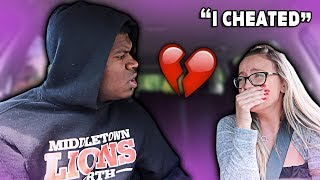 I CHEATED ON YOU PRANK ON GIRLFRIEND SHE CRIED [upl. by Luelle398]