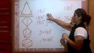 Polygones réguliers la formule pour trouver la somme des angles [upl. by Elvyn]