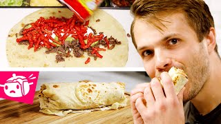 I Tried To ReCreate This Flaming Hot Cheeto Burrito [upl. by Cicely906]