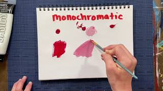 Basic Color Mixing with Monochromatic Colors [upl. by Naashom577]