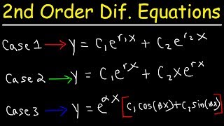 Second Order Linear Differential Equations [upl. by Caesaria]