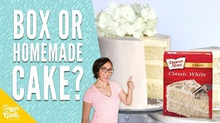 How To Make A Box Cake Taste Homemade [upl. by Helbonia]