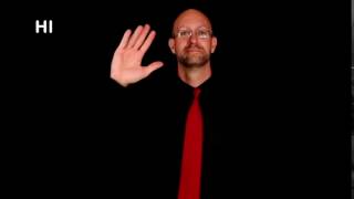 Greetings in ASL  ASL  American Sign Language [upl. by Elag]