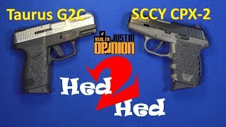 SCCY CPX2 vs TAURUS G2C [upl. by Mitch931]