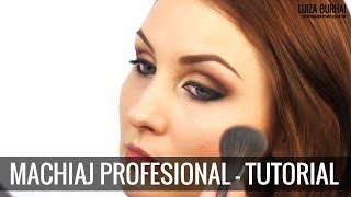 Machiaj de seara profesional si simplu  tutorial stepbystep [upl. by Leunamne643]