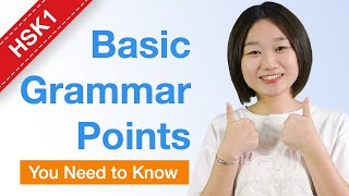 12 Basic Chinese Grammar Points You Need to Know HSK 1  Beginner Chinese Grammar [upl. by Prunella]