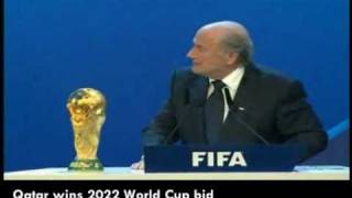 Qatar wins 2022 world Cup bid [upl. by Riay]