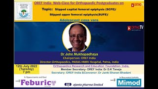 OREF India Webclass for postgraduates – Adolescent CoxaVara Slipped Capital Femoral Epiphysis [upl. by Elia]