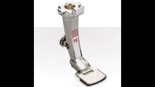 Ginas Pro Tips  Bernina Presser Foot 16 Gathering foot [upl. by Ellimaj]