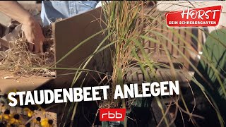 Staudenbeet richtig anlegen  Horst sein Schrebergarten [upl. by Eugenius]