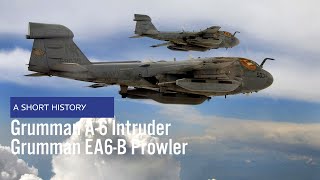 Grumman A6 Intruder  EA6B Prowler  A Short History [upl. by Htidirrem172]