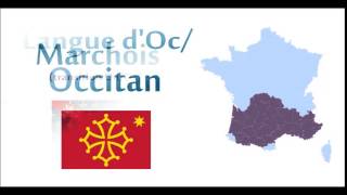 45 langues régionales de France  45 Languages of France [upl. by Attenweiler]