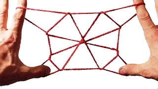 String Tricks How To Do The Spiderweb String Figure Step By Step [upl. by Hgiel]