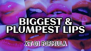 ☣️XT01 formula♛ Experimental BIGGEST amp PLUMPEST LIPS Subliminal [upl. by Llehcar]