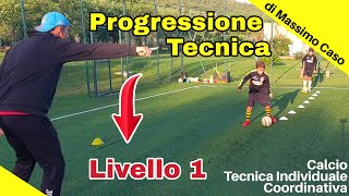 Allenamento Calcio Tecnica Individuale [upl. by Yelsiap]