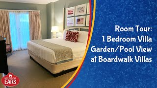 Boardwalk Villas  1 Bedroom Villa GardenPool View  Room Tour [upl. by Ahsilav]