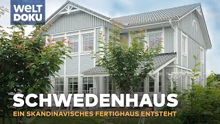 SCHWEDENHÄUSER  So entsteht ein skandinavisches Fertighaus aus Holz  WELT DOKU [upl. by Iahcedrom]