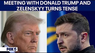 FULL VIDEO President Donald Trumps meeting with Ukraine President Zelenskyy turns tense [upl. by Orlov531]