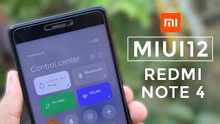 Get MIUI 12 Update On Redmi Note 4  Download Link amp Installation [upl. by Nelag]