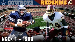 quotThe Rocket Comebackquot Cowboys vs Redskins 1999 [upl. by Inohtna]