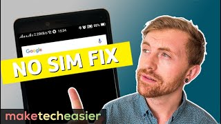 How to Fix No SIM Card Detected on Android [upl. by Kluge114]