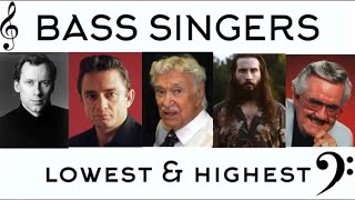 Bass Singers Lowest amp Highest Notes [upl. by Ttiwed]