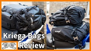 Kriega US10 20 amp 30 Bags  Owners Review [upl. by Savadove]